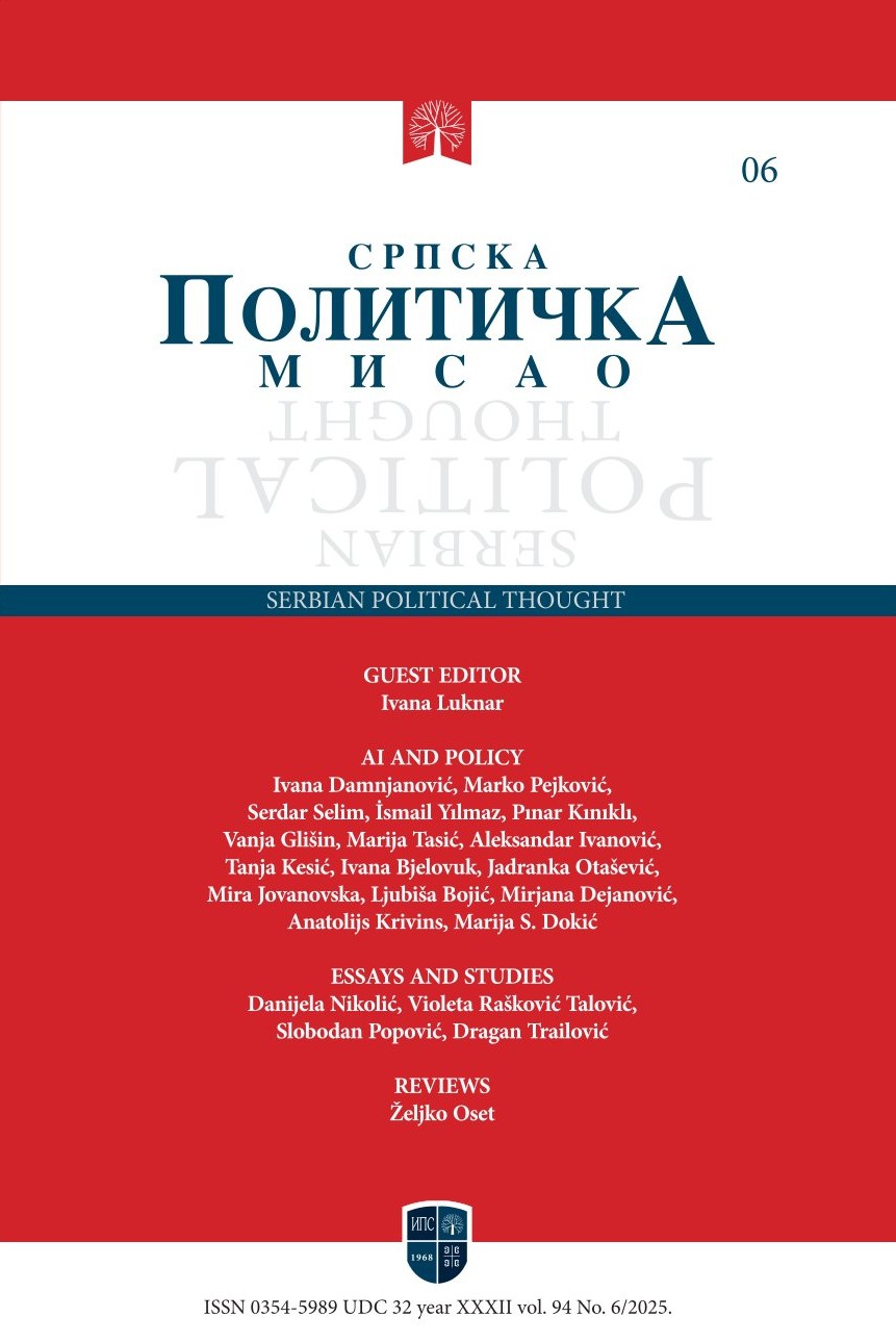 СРПСКА ПОЛИТИЧКА МИСАО 6/2025 (енг.)