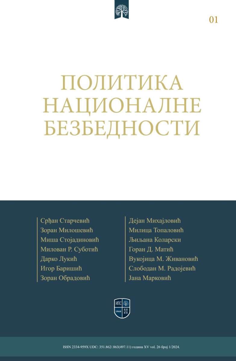 ПОЛИТИКА НАЦИОНАЛНЕ БЕЗБЕДНОСТИ 1/2024